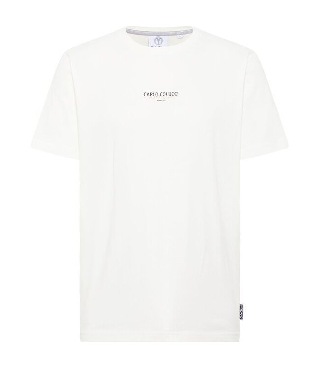 Carlo colucci TEE-Basic logo-White