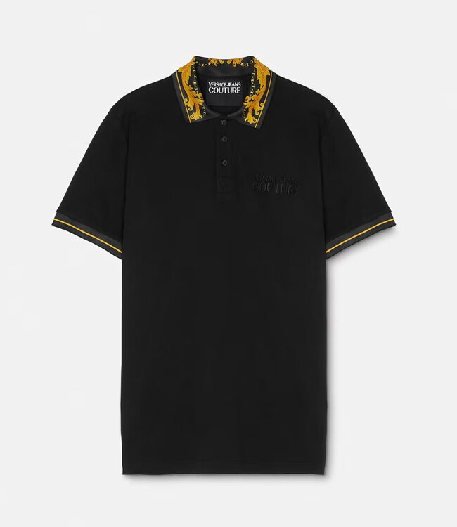 Versace Jeans couture Polo Chain Couture-Black