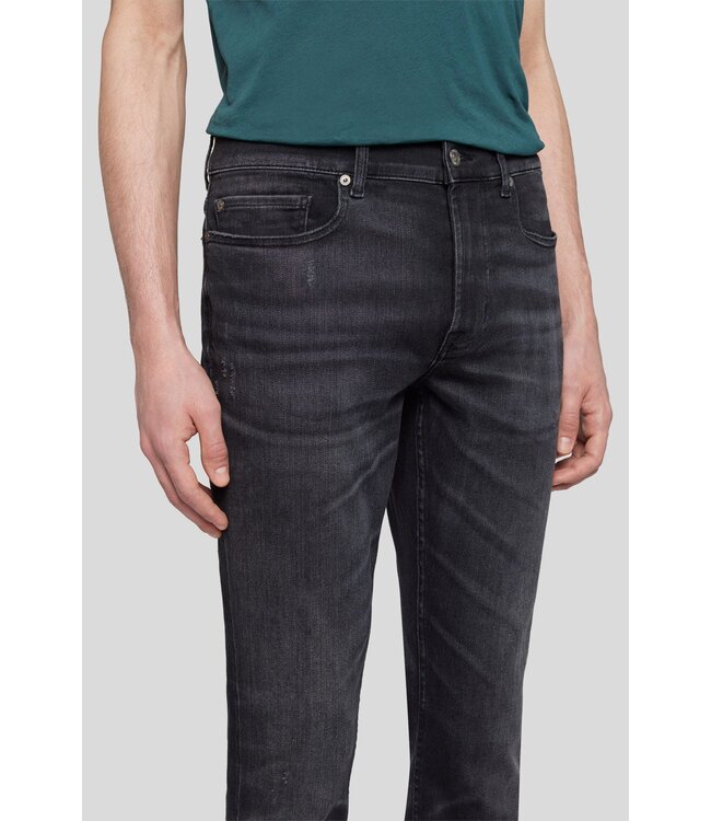 7 For All Mankind EMEA Paxtyn stretch tek talk-Black