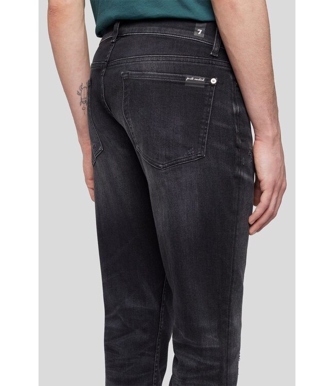 7 For All Mankind EMEA Paxtyn stretch tek talk-Black