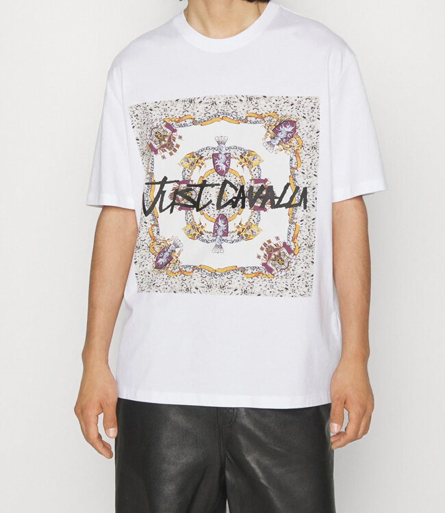 Just Cavalli Tee R Scudettti-White