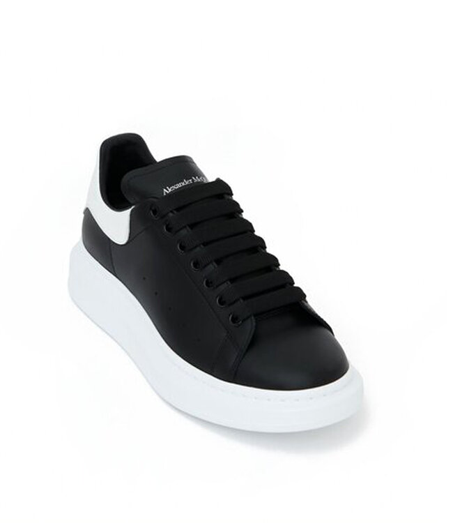 Alexander McQueen Oversized Sneaker Larry-Black/White