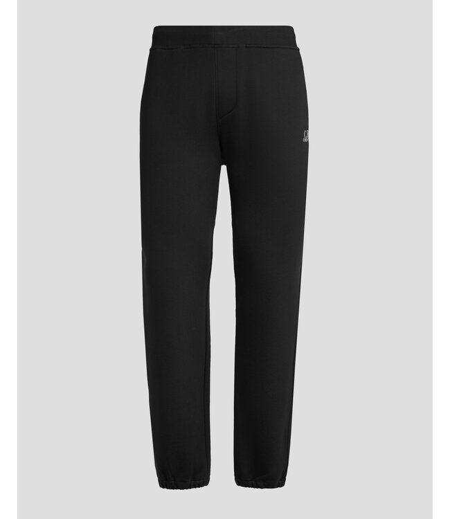 C.P Company Diagonal Raised Fleece Track Pants-Black