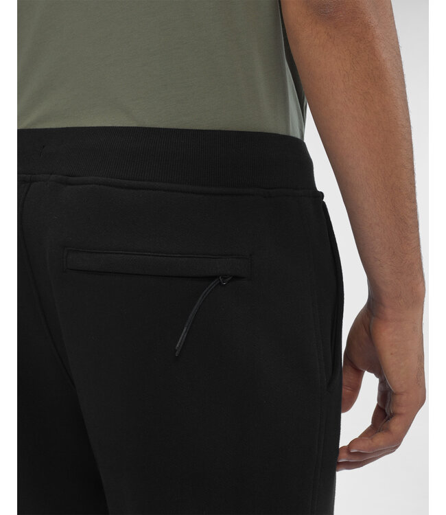 C.P Company Diagonal Raised Fleece Track Pants-Black