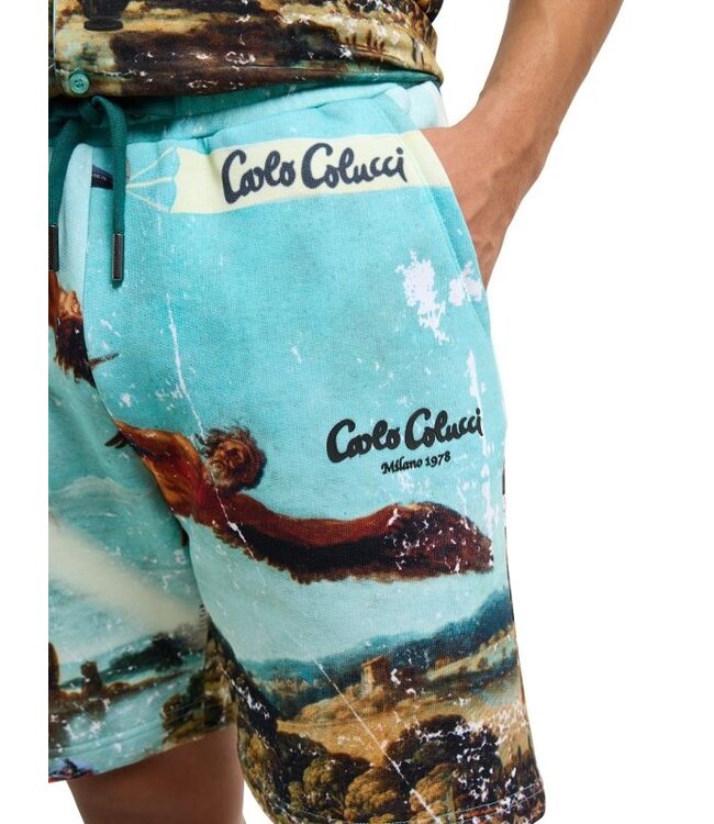 Carlo colucci Short-Turquoise
