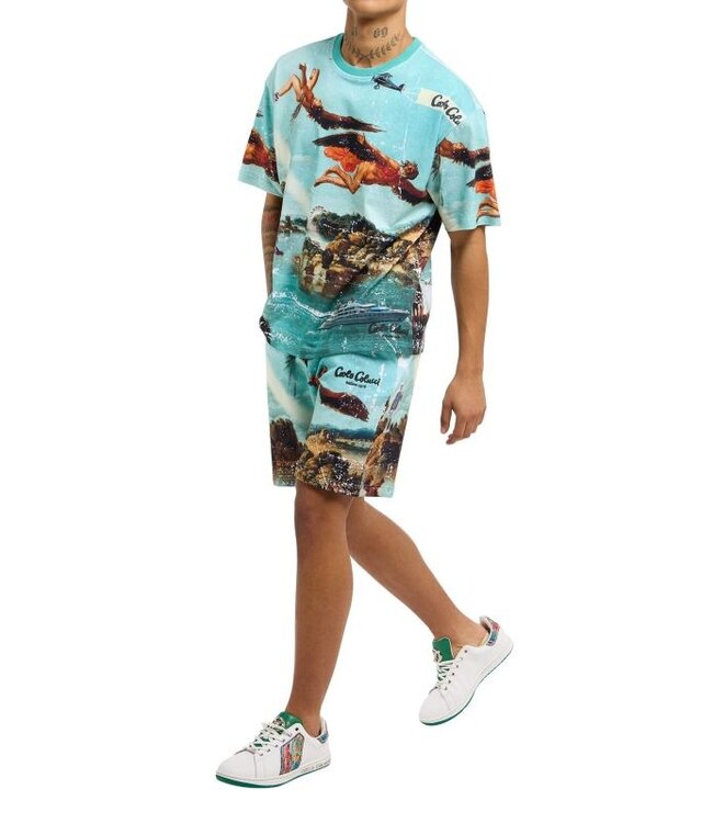 Carlo colucci Short-Turquoise