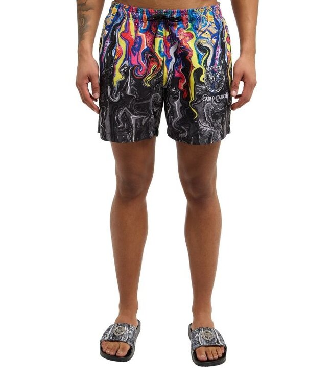 Carlo colucci Swim Short Fusion-Multi Colour