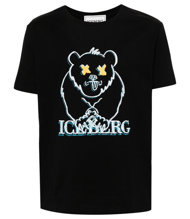 ICEBERG Tee Bear-Black