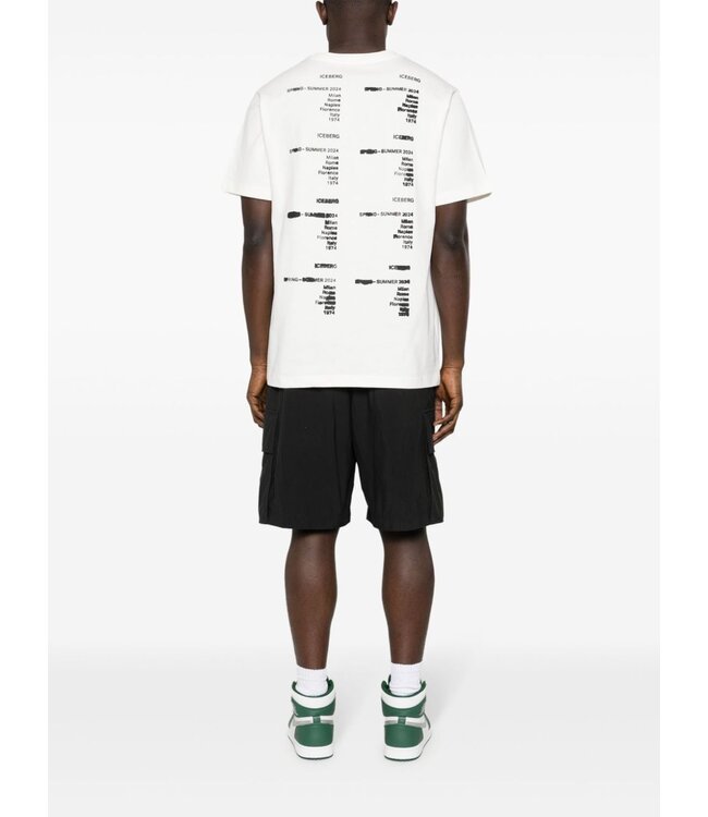 ICEBERG Oversized Tee Spring Summer-Of White