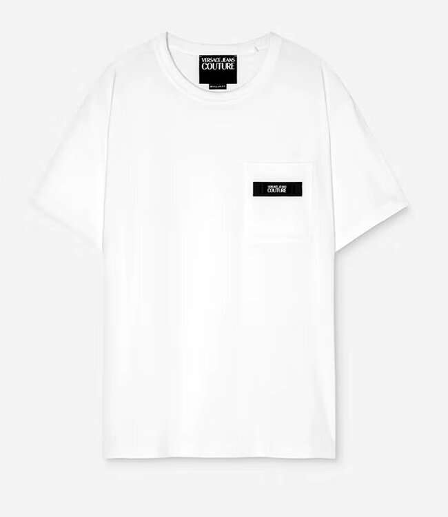 Versace Jeans couture Tee Pocket Patch Logo-White