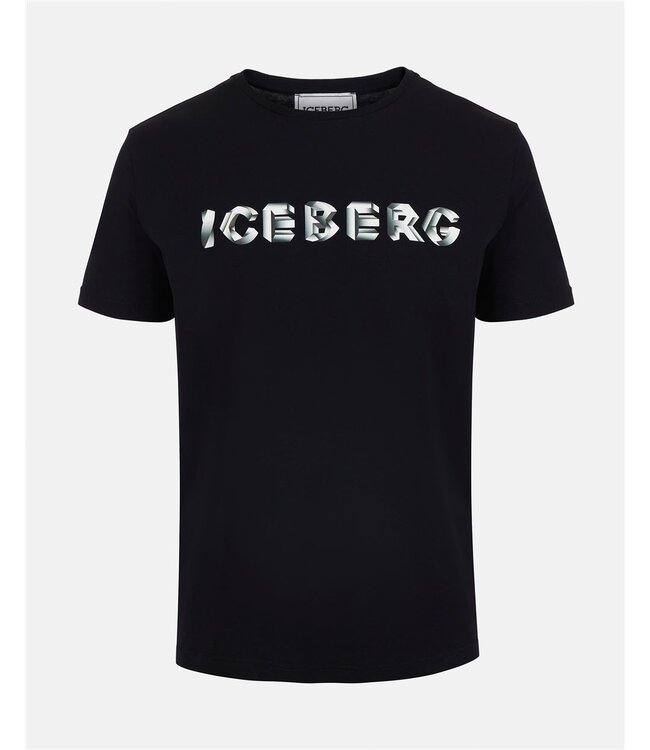 ICEBERG Tee 3D Logo-Black