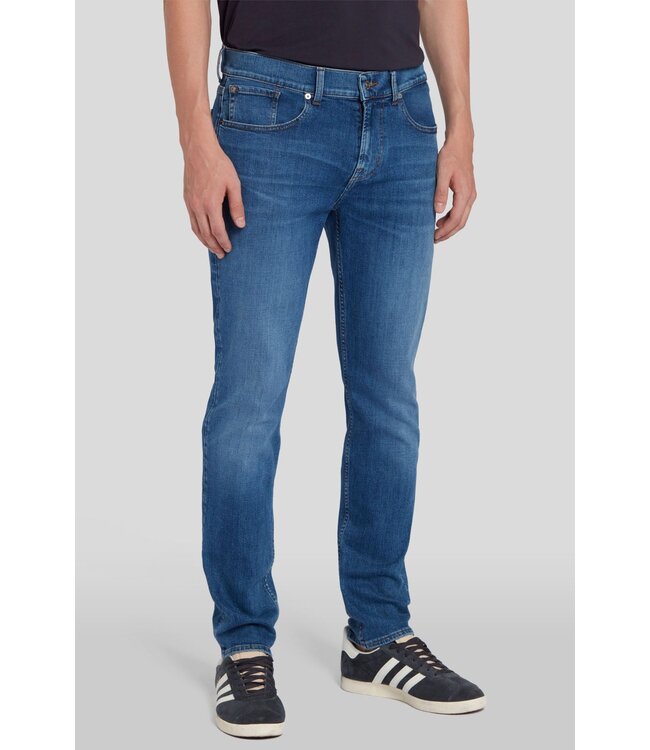 7 For All Mankind Slimmy Tapered Connected-Mid Blue