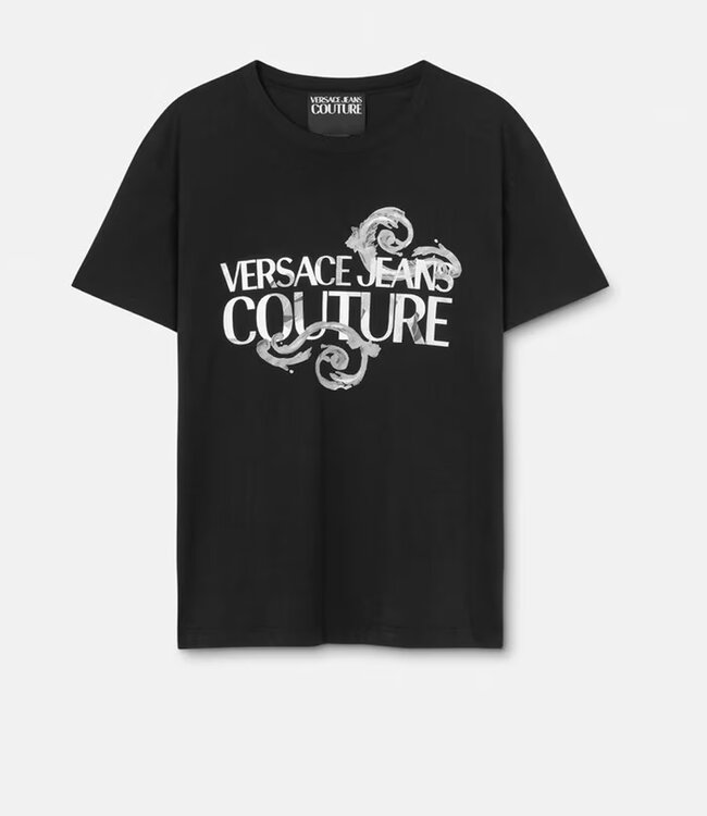 Versace Jeans couture Tee Logo Watercolour-Black