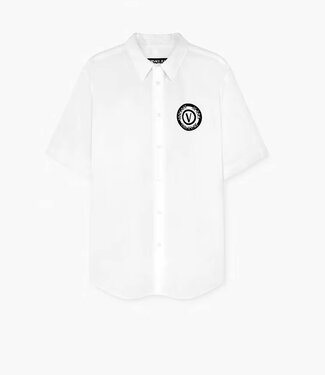 Versace Jeans couture Shirt Round V Emblem-White