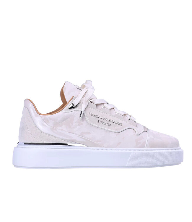 Benjamin Berner Sneaker Raphael camouflage reflective-White