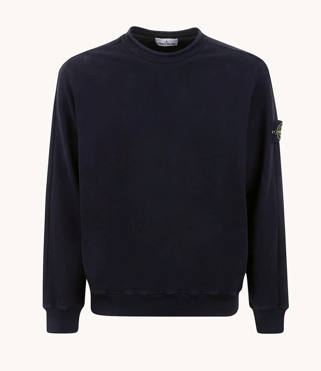 Stone Island Logo Sweater-Navy