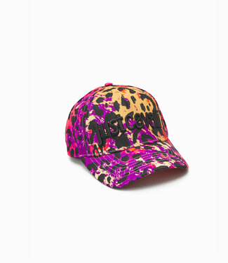 Just Cavalli Cap Logo Embroidery-Saffiano print