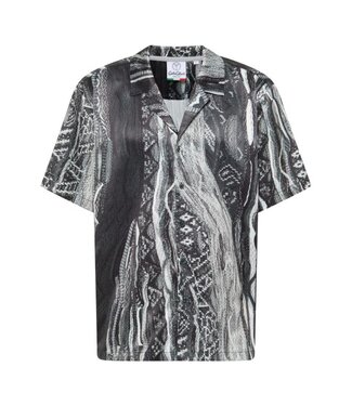 Carlo colucci Shirt All over-Black-Grey