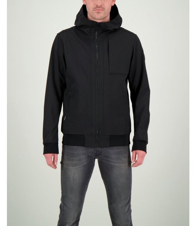 Airforce Softshell Jacket Chestpocket-Black