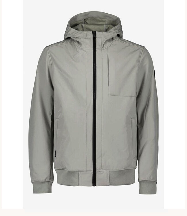 Airforce Softshell Jacket Chestpocket-Castor grey