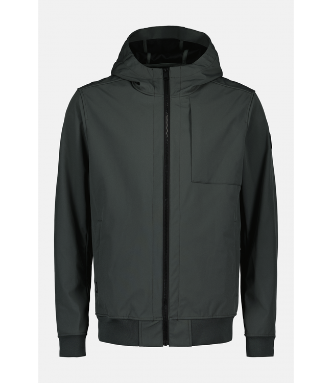 Airforce Softshell Jacket Chestpocket-Gun metal