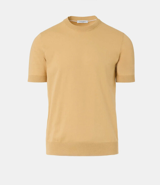 Paolo Pecora Milano Tee Knitted-Yellow