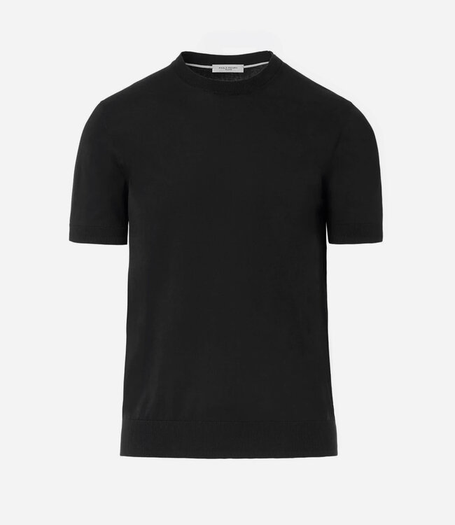 Paolo Pecora Milano Tee Knitted-Black