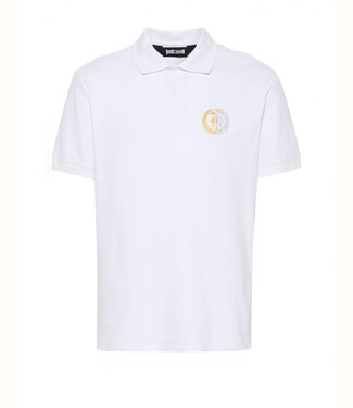 Just Cavalli Logo Polo-White