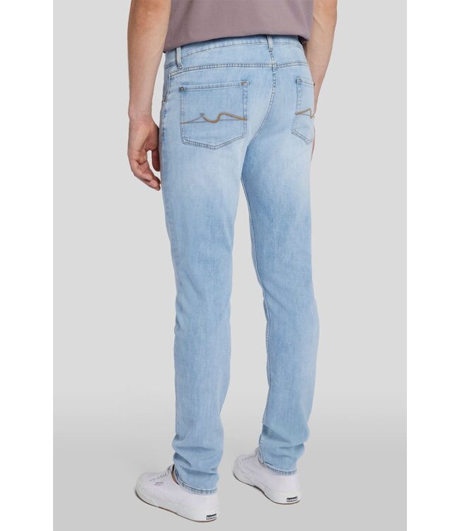 7 For All Mankind EMEA Slimmy Tapered Left Hand Solsicte-Light blue