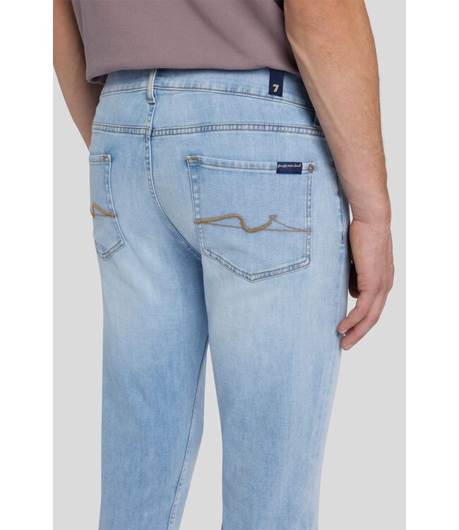 7 For All Mankind EMEA Slimmy Tapered Left Hand Solsicte-Light blue