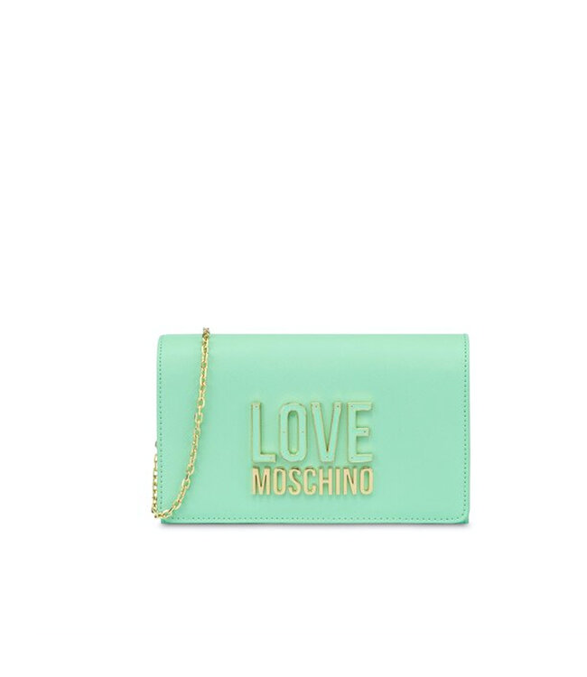 Love moschino Womans Crossover Logo Bag-Mint