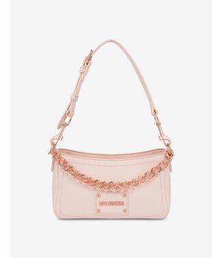 Love moschino Womans Handbag Strass chain-Pink