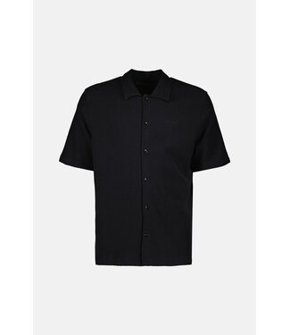 Airforce Woven short sleeve Shirt-Black