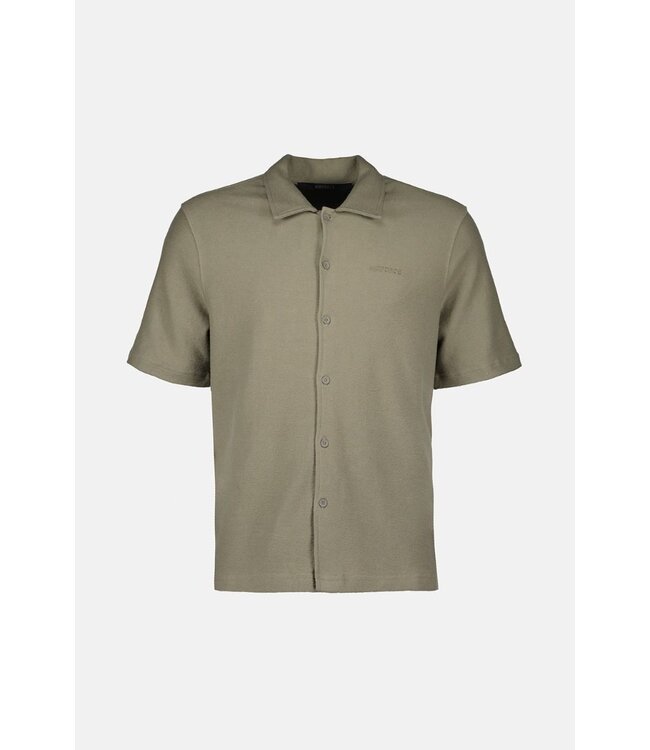 Airforce Woven short sleeve Shirt-Brindle