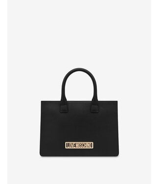 Love moschino Shopper Webbing Strap-Black