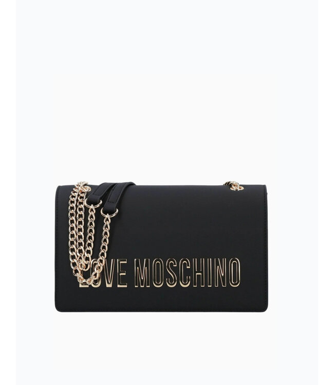 Love moschino Womans Logo Crossbody bag-Black