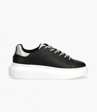 Just Cavalli Womans Sneaker Ursa-Black-Silver