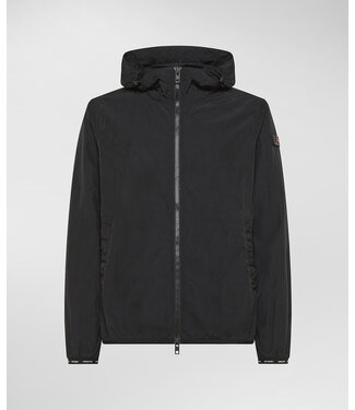 Peuterey Lightweight Hooded Nigle Jacket- Black