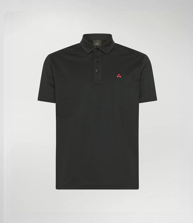 Peuterey Polo Stretch Piquet Mezzola-Black