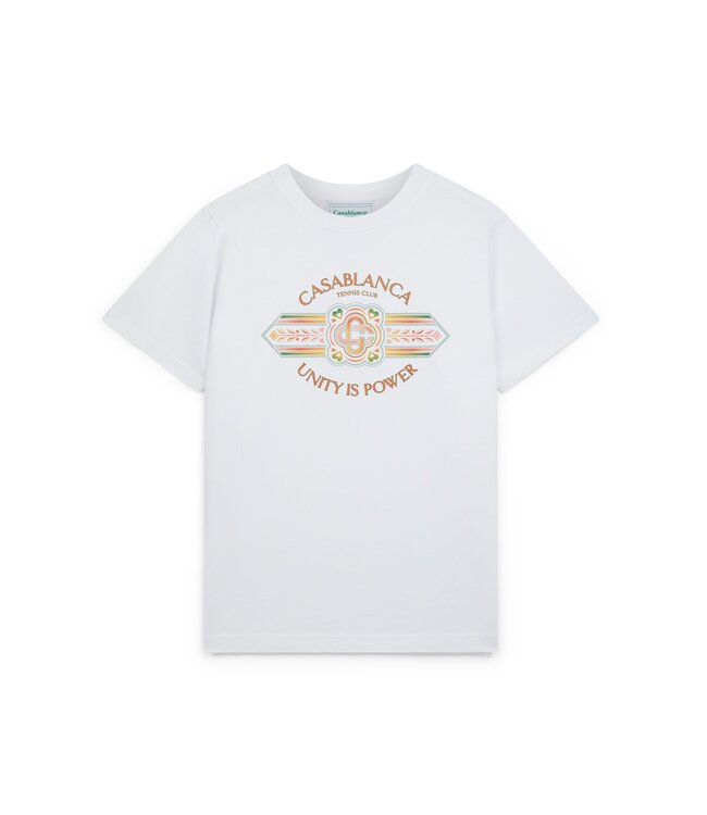 CASABLANCA Tee Unity is Power-White