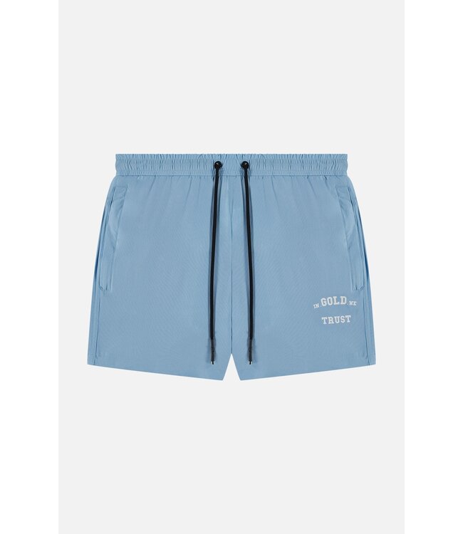 In gold we trust Short the Marly-Light blue