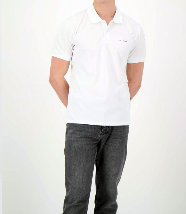 Airforce Basic Polo-White-ss24
