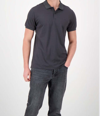 Airforce Basic Polo-Gun metal-ss24