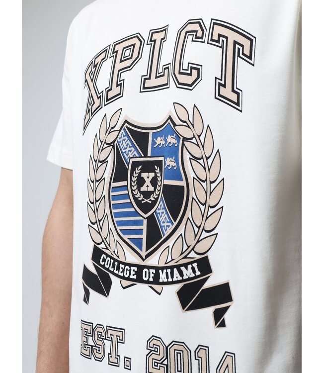 Xplicit Tee Campus-Off white