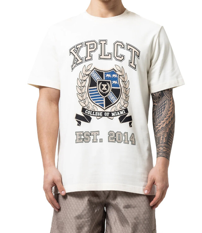 Xplicit Tee Campus-Off white