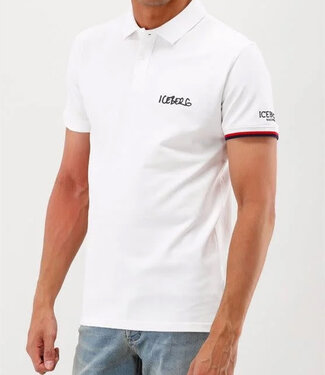 ICEBERG Polo New Basic Logo-White