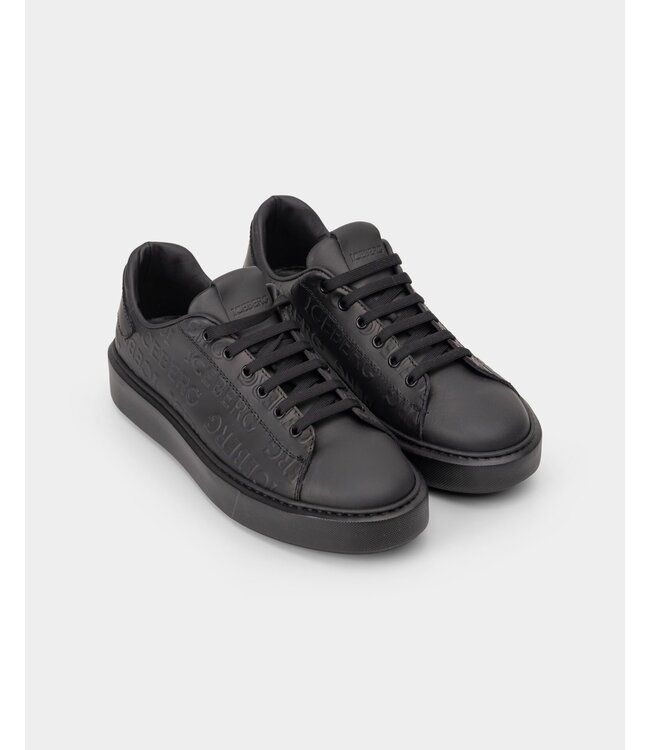 ICEBERG Allover Sneaker-Black