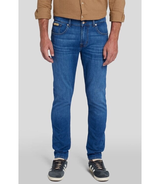 7 For All Mankind Slimmy Tapered Spec.Edition left hand pitch-Blue