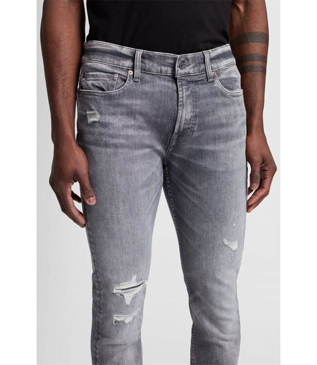 7 For All Mankind EMEA Paxtyn Stretch Tek Printscreen-Grey