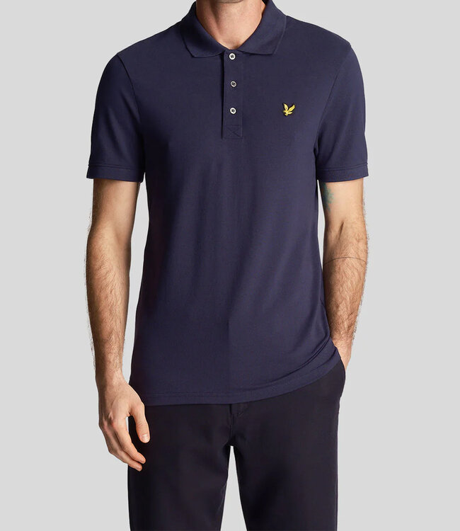 Lyle & Scott Plain Polo-Navy